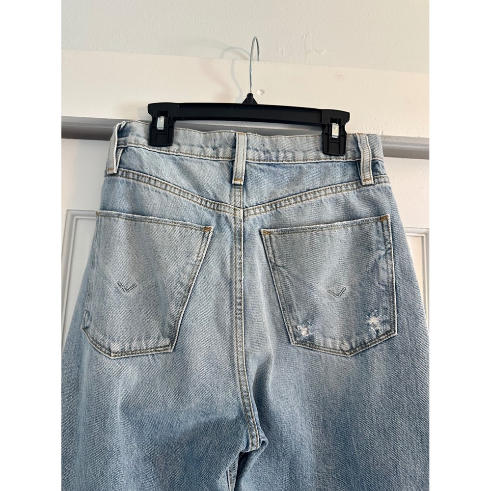 Hudson Los Angeles Elly Taper‎ Jeans Light Wash High Rise Blue Denim 25 - Picture 3 of 7
